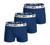 NFL Herren Shield 3pk Boxers, Blue-Grey-Black, XXL EU