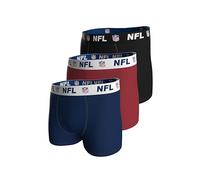 NFL Herren Shield 3pk Boxers, Navy-red-Black, XXL EU