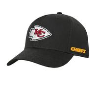 NFL Kids Youth 8-20 Official Primary Logo Wordmark Adjustable Snapback Hat Cap One Size, Kansas City Chiefs - Schwarz, Einheitsgröße