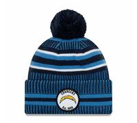 NFL Los Angeles Chargers Sideline 2019 Bobble Wollmütze cuffed knit hat NewEra