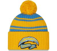 NFL Los Angeles Chargers Sideline 2022 Bobble Wollmütze cuffed knit 196314140225
