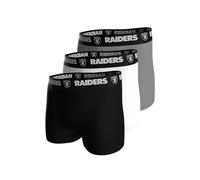 NFL Men's 3pk Boxers Raiders Underwear, Mehrfarbig, M