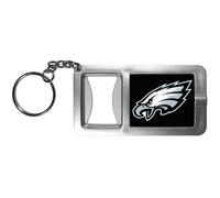 NFL Siskiyou Sports Fan Shop Philadelphia Eagles Schl sselanh nger mit Taschenlampe und Flaschen ffner, Einheitsgr e, Schwarz