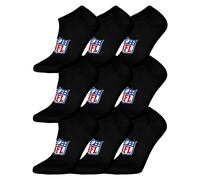 Sneakersocken NFL "Socken NFL SHIELD 9Pack Sneaker Socks 9er Pack", Herren, Gr. 43-46, schwarz, Obermaterial: 69% Baumwolle CO. 30% Polyester PES. 1% Elasthan EL., Socken Sneakersocken (63260706-43) s
