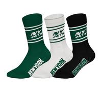 NFL Unisex Socken, 3er Pack - NFL Teams, 3Pack Crew Socks, Football, Logo, Baumwollmischung 43-46 Mehrfarbig