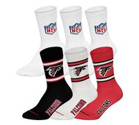 NFL Unisex Socken, 6er Pack - NFL Teams, 6Pack Crew Socks, Football, Logo, Baumwollmischung 39-42 Mehrfarbig