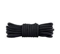 NHEISSCF 2 Paar runde Schnürsenkel aus massivem Polyester for Outdoor-Wanderstiefel und Sportschuhe in den Längen 70, 90, 120 150 cm(Black,90cm)