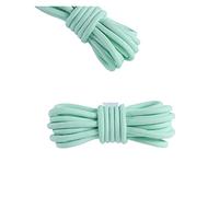 NHEISSCF Runde Schnürsenkel aus Polyester, einfarbig, klassisch for Sportschuhe, Turnschuhe, 20 Farben, 1 Paar(Pink Green,160CM-1PAIR)