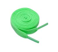 NHEISSCF Schnürsenkel for Sportschuhe, 0,8, 1,2,5, m, Flache for Sneaker, farbige(Apple Green,100cm)