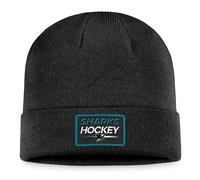 NHL Authentic Pro Prime Cuffed Knit San Jose Sharks Beanie Mütze Wollmütze