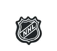 NHL Official National Hockey League Shield Logo Patch, Schwarz