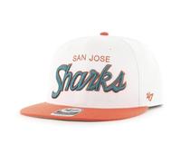Herren Kappe 47 Brand NHL San Jose Sharks Script Side Two Tone ’47 CAPTAIN