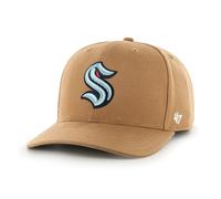 NHL Seattle Kraken Cap Basecap Baseballcap MVP DP 196002741147 Camel Kappe