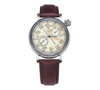 NIADI Baltany1935 Avigating Hommage Polit Herrenuhr S6047 Cockeyed Zifferblatt Kompletter Kalender 9122 Automatikuhren, V 2, Modern