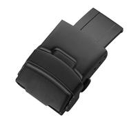 NIBOTT 18mm 20mm 22mm 24mm 304L Edelstahl Push Button Diver Verschluss Uhrenarmband Soild Cast Schnalle Fit for Seiko Fit for Citizen Uhrenschnalle(Black,22mm)