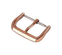 NIBOTT 316L Edelstahl Watch Buckle12 14 16 18 20 22 mm Ersatz for Marke Schnalle Watch Verschlusszubehör UTHAI T18.(Rose gold buckle,14mm)