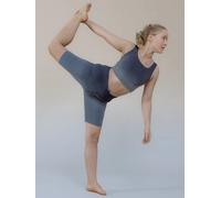 nice to meet me Reversible Crop Tank aus weicher Biobaumwolle Gradient Blue M