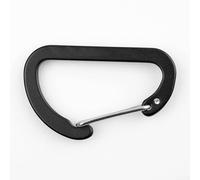 Niceminiwall Schlüsselanhänger-Clips aus Aluminiumlegierung mit automatischer Verriegelung, Schnellverschluss-Mechanismus für Camping, Wandern und Outdoor-Ausrüstung, 4 x 0,5 cm, je 3 g, 20 Stück