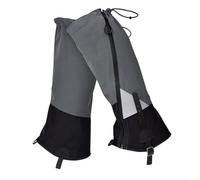 Niceminiwall Wasserdichte Nylon-Oxford-Schuhüberzieher für Wandern, Schneeschuhwandern, Trekking, Winter-Outdoor-Beinschützer mit verstellbarem Spanngurt, Paar (M S(M)