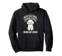 Nicht Alle Engel Haben Flügel Meiner Hat Locken Pudel Hund Pullover Hoodie
