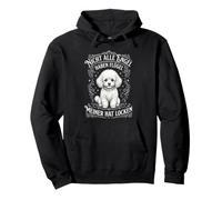 Nicht Alle Engel Haben Flügel Meiner Hat Locken Pudel Hund Pullover Hoodie