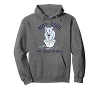 Nicht cool mit Global-wärmender Eisbär, schmelzende Eiskappe, Meme Pullover Hoodie