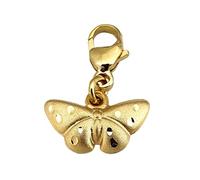 Nicht Zutreffend Anhänger Charm Schmetterling Gold 333 Einhänger Gelbgold Unisex