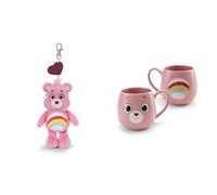 NICI 2-er Bundle Taschenanhänger Glücksbärchis Hurrabärchi 15cm & Tasse 400ml