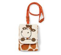 NICI 35276 - Handytäschchen Motiv Giraffe Plüsch 8 x 12 cm