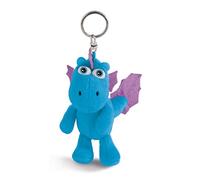 NICI 42380 Drache Kokosnuss Schlüsselanhänger Wasserdrache Wokki, 10 cm, blau, ca