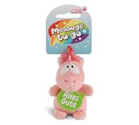 NICI 42727 Anhänger Einhorn Merry Heart Alles Gute, 8 cm, rosa