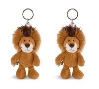 NICI 42900 Schlüsselanhänger Löwe Kitan, 10 cm, braun (Packung mit 2)