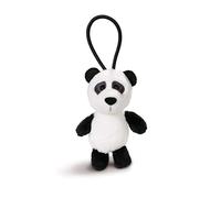 NICI 43613 Anhänger Panda mit elastischer Schlaufe, 8 cm, weiß/schwarz