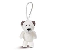 NICI 43615 Anhänger Eisbär mit elastischer Schlaufe, 8 cm, weiß