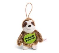 NICI 44856 Anhänger Faultier mit Spruch Friends Forever 8cm mit Loop, braun