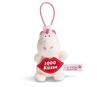 NICI 44984 Anhänger Einhorn Theodor mit Spruch 1000 Küsse 8cm mit Loop