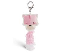 NICI 45581 Katze Hellrosa 12cm Taschenanhänger aus Kunstleder, bunt