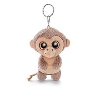 NICI Glubschis Schlüsselanhänger Affe Hobson, Kuscheltier braun/beige, Safari, 9 cm