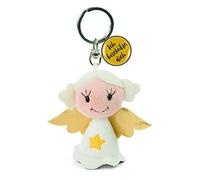 Schlüsselanhänger Schutzengel mit Stern und Anhänger 'Ich beschütze dich'