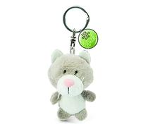 Schlüsselanhänger Katze mit Anhänger 'Ich bring dir Glück'