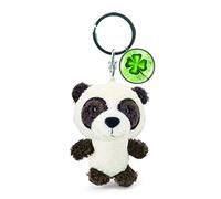 Schlüsselanhänger Panda mit Anhänger 'Kleeblatt'
