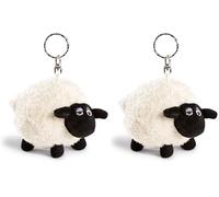 NICI 47863 Schlüsselanhänger Shaun das Schaf Shirley Plüsch Keyholder, 10cm (Packung mit 2)