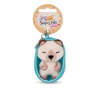 NICI 48838 Schlüsselanhänger Sleeping Pets Katze 8cm Siam