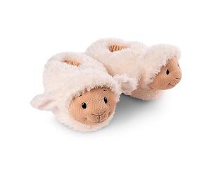 NICI 49041 Schaf Sheepmila Größe (M) 34-37 beige-Nachhaltige warme Kuscheltier Hausschuhe für Jungen und Mädchen - Tier-Schuhe mit Anti-Rutsch Sohle - Slippers, 34-34(M)