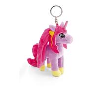 NICI Schlüsselanhänger Lissy Pony Einhorn Mandy 10cm lila - Plüsch-Begleiter Kuscheltieranhänger mit Schlüsselring für Schlüsselband, Schlüsselbund & Schlüsselhalter