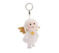NICI 61188 Schlüsselanhänger Dein Schutzengel Schaf mit Stern10cm weiß-Plüsch-Begleiter Kuscheltieranhänger mit Schlüsselring für Schlüsselband, Schlüsselbund & Schlüsselhalter