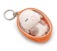 NICI 61611 Schlüsselanhänger Sleeping Pets Lamm 8 cm Körbchen