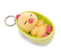 NICI Schlüsselanhänger Sleeping Pets Küken 8cm in Körbchen - gelb - Treuer-Begleiter für Rucksack oder Tasche, Schlüsselhalter für klein und Groß | 61612