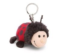 NICI Schlüsselanhänger Marienkäfer Dotti-Lotti 9cm - rot - Plüsch-Begleiter für Rucksack oder Tasche, Kuschel-Anhänger mit Metallring für Schlüsselbund & Schlüsselhalter | 61622