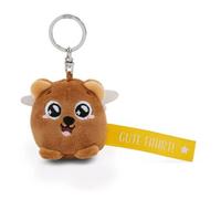 NICI 62033 Schlüsselanhänger Bär „Gute Fahrt!“ gelb 5 cm